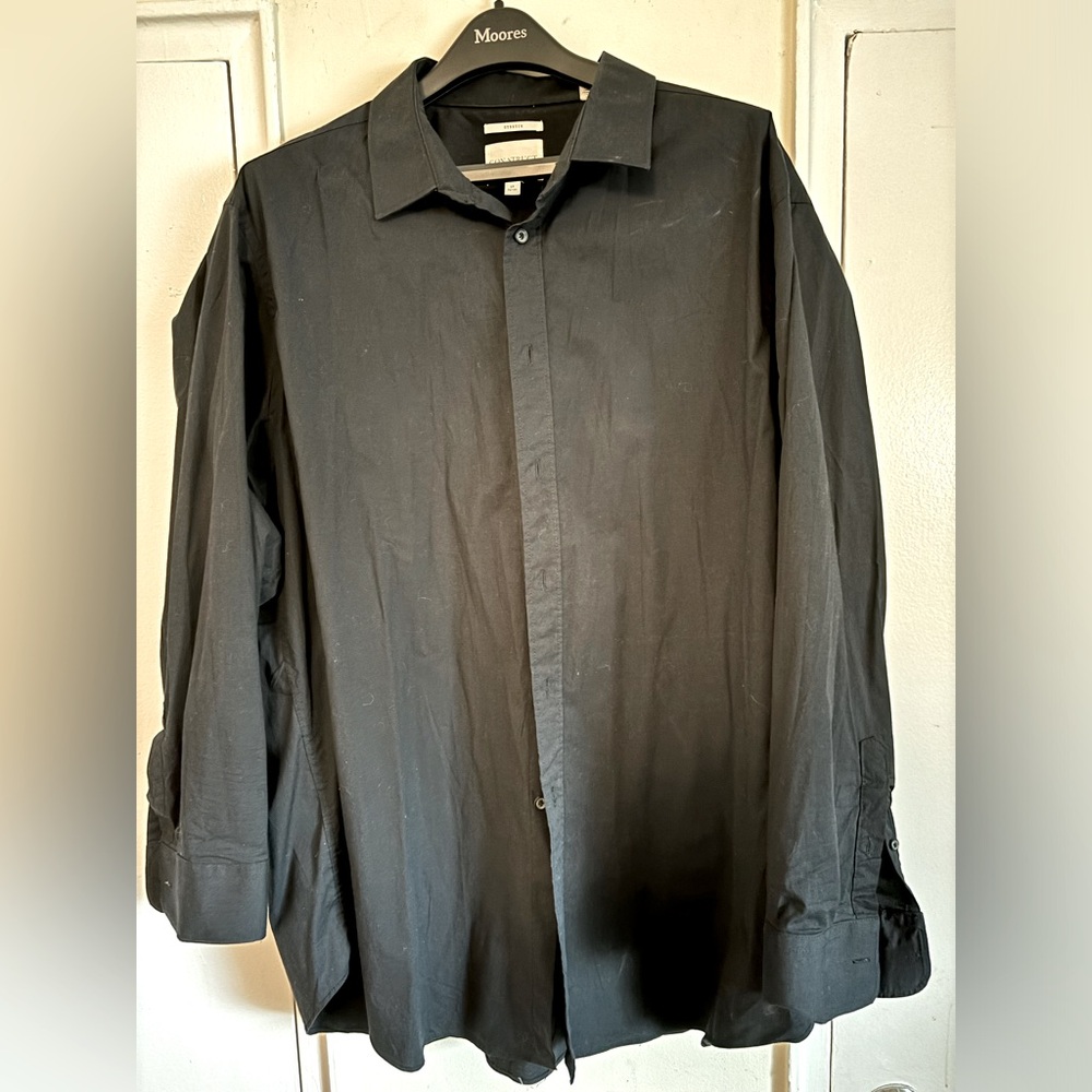 Construct 2xl men’s dress shirt black